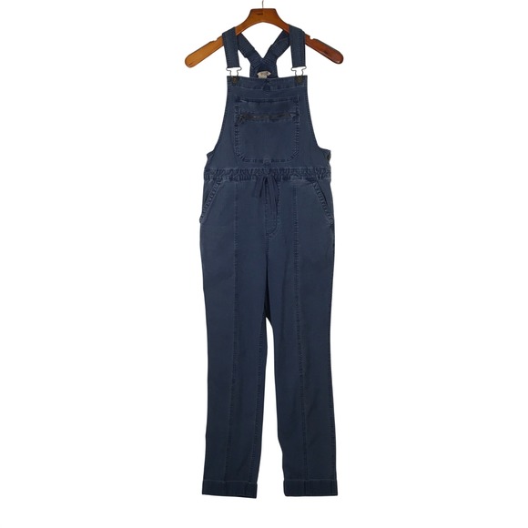 Duluth Trading Co Denim - Duluth Trading Co Women's Denim Overalls Drawstring Waist Size S Cottagecore